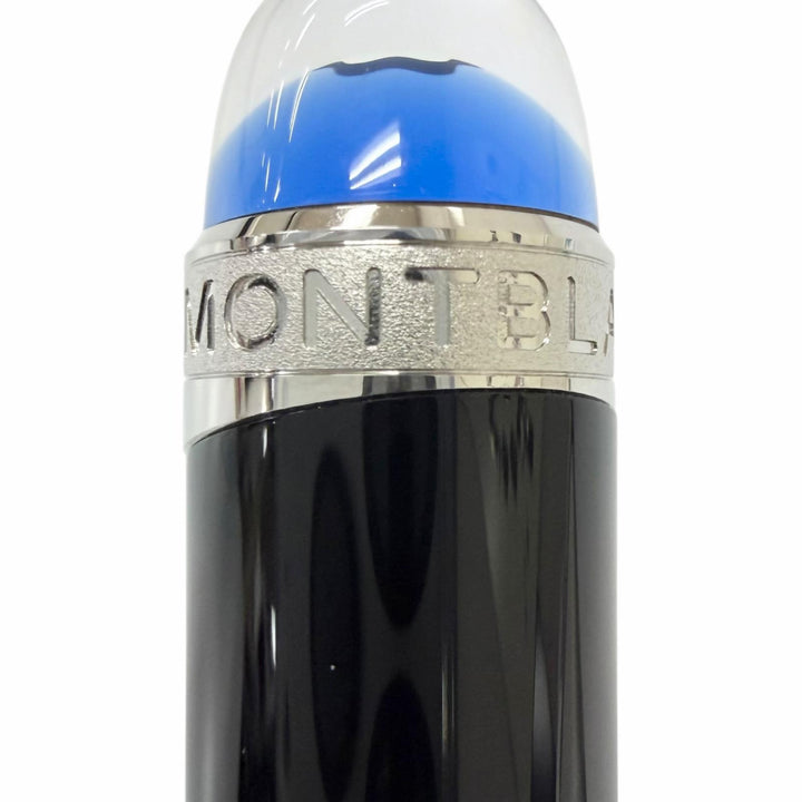 Pristine MONTBLANC Ballpoint pen Starwalker New Blue Dome black