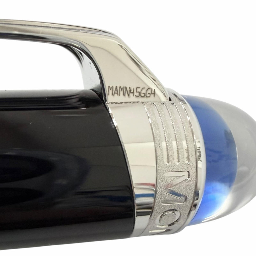 Pristine MONTBLANC Ballpoint pen Starwalker New Blue Dome black