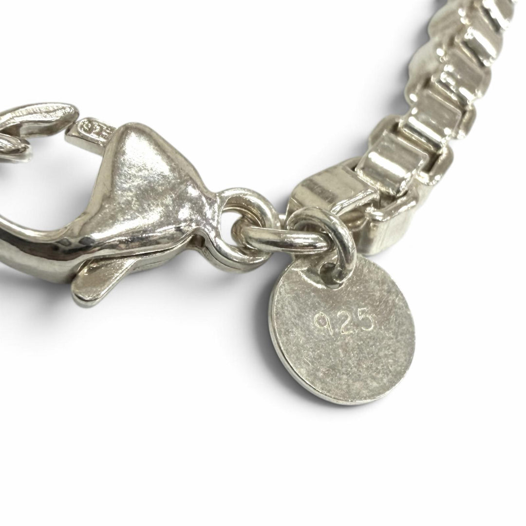 Excellent TIFFANY&Co. bracelet Venetian Chain Silver SV925 mens