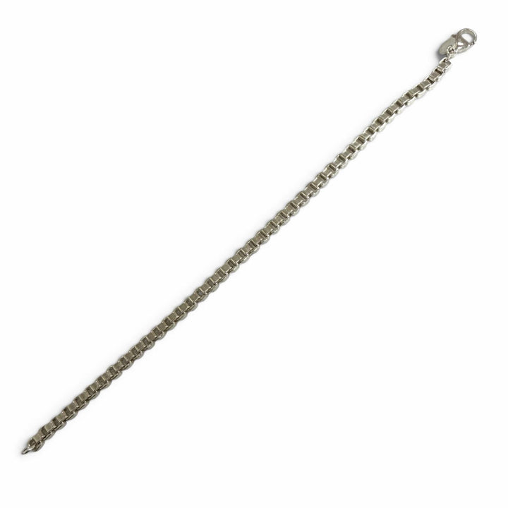 Excellent TIFFANY&Co. bracelet Venetian Chain Silver SV925 mens