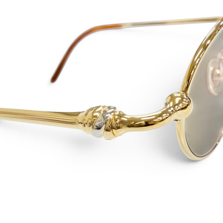 Great Cartier sunglasses Trinity gold Women