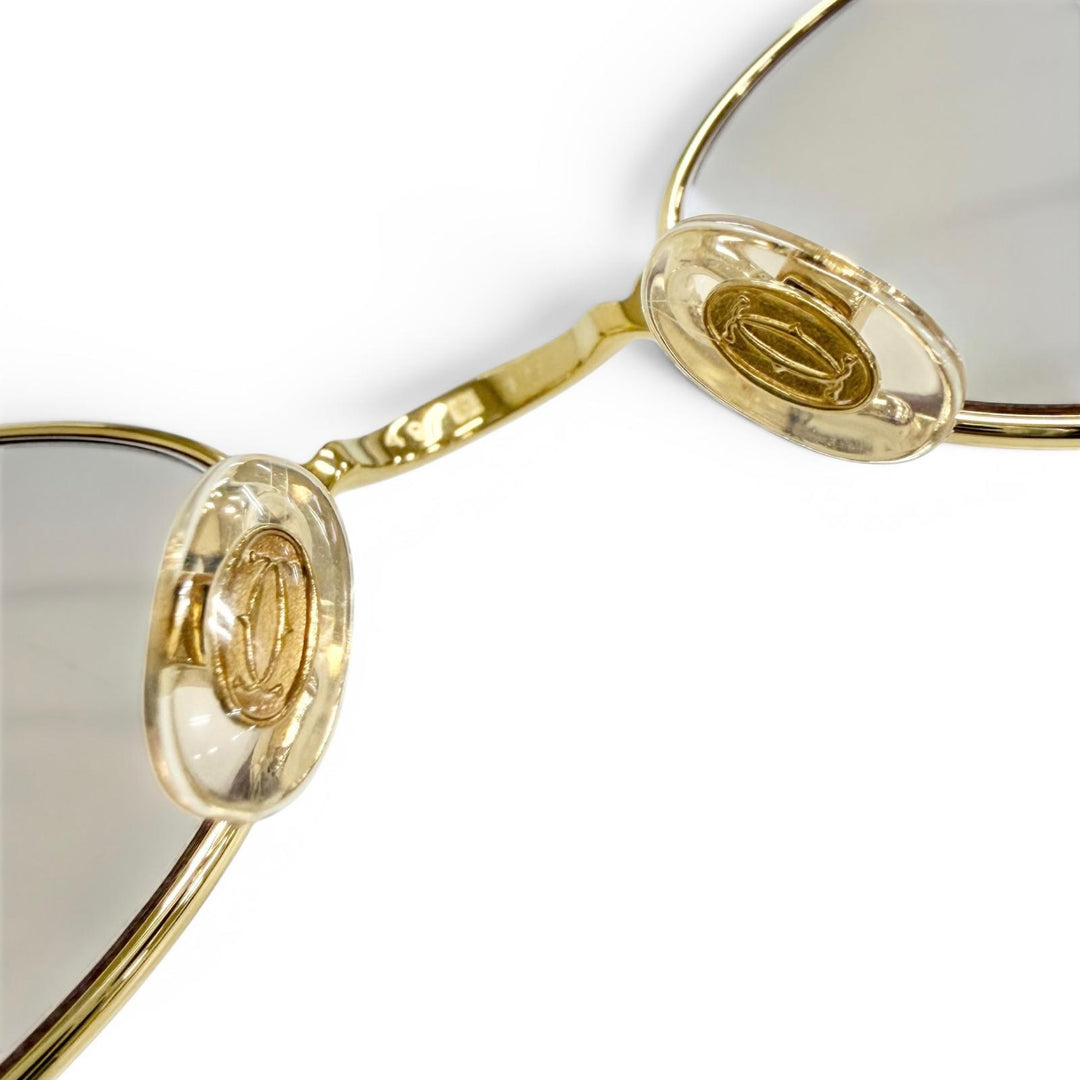 Great Cartier sunglasses Trinity gold Women