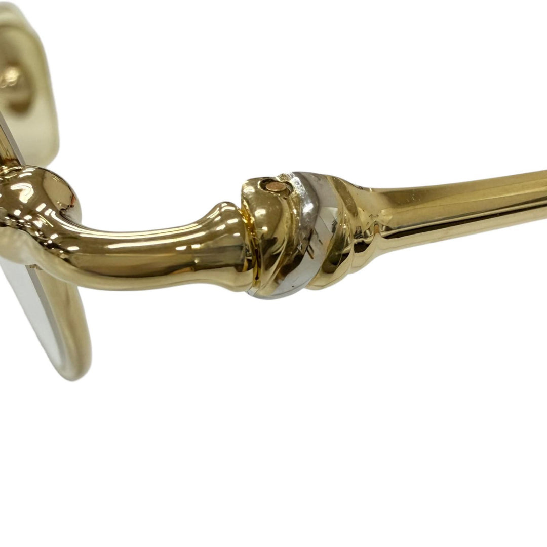 Great Cartier Glasses Trinity Oval Frame gold mens