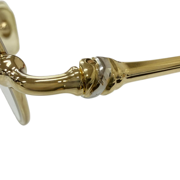 Great Cartier Glasses Trinity Oval Frame gold mens