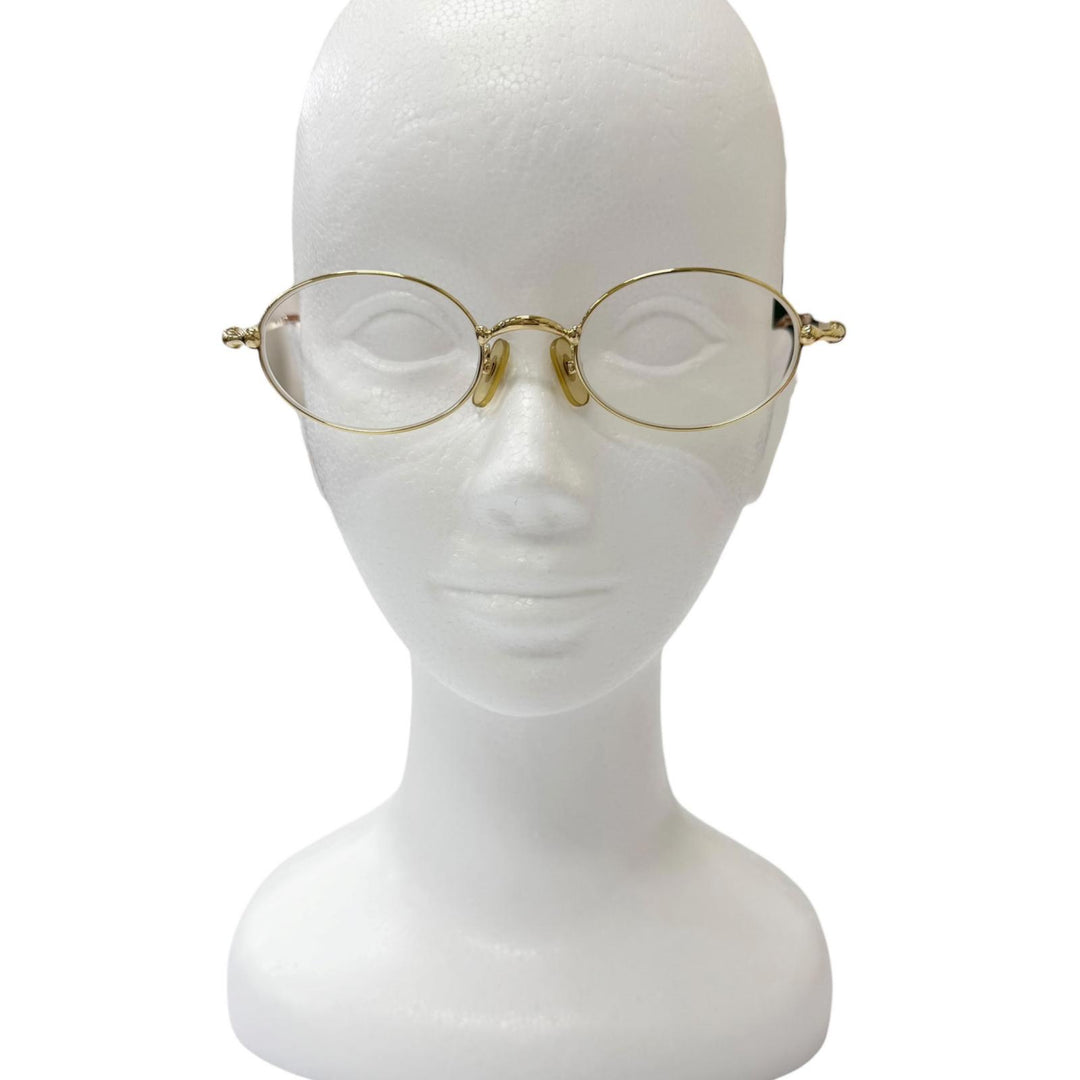 Great Cartier Glasses Trinity Oval Frame gold mens