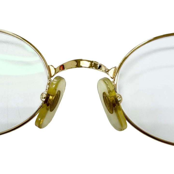 Great Cartier Glasses Trinity Oval Frame gold mens
