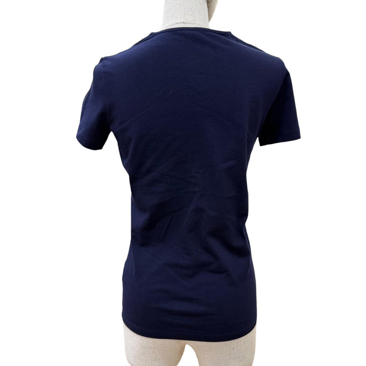 Great HERMES Short sleeve T-shirt Gaultier era embossed carriage with H logo 36