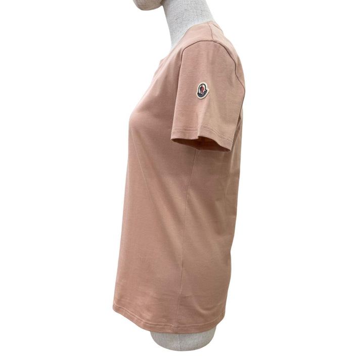 Pristine MONCLER Short sleeve T-shirt MAGLIA MANICA CORTA Logo patch cotton XS