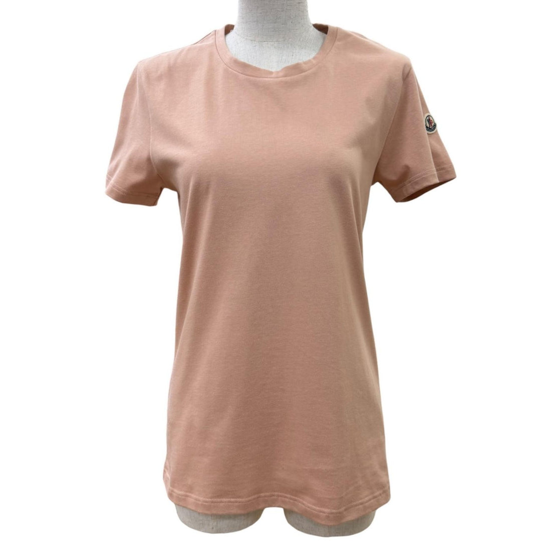 Pristine MONCLER Short sleeve T-shirt MAGLIA MANICA CORTA Logo patch cotton XS