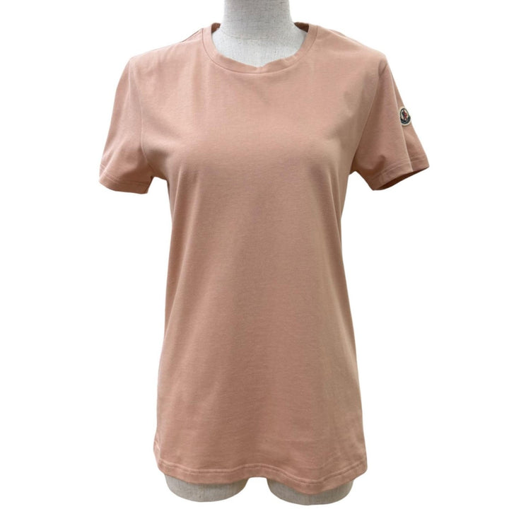 Pristine MONCLER Short sleeve T-shirt MAGLIA MANICA CORTA Logo patch cotton XS