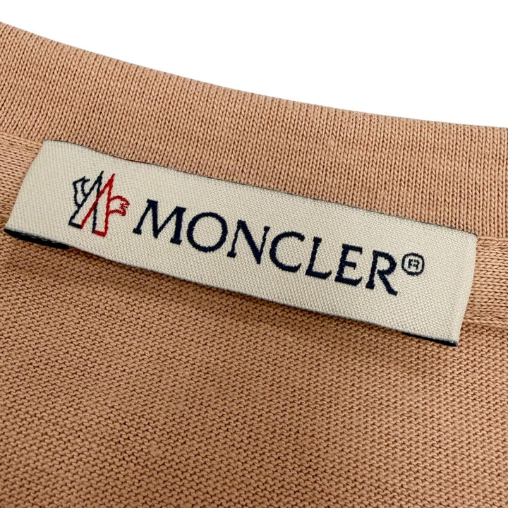 Pristine MONCLER Short sleeve T-shirt MAGLIA MANICA CORTA Logo patch cotton XS