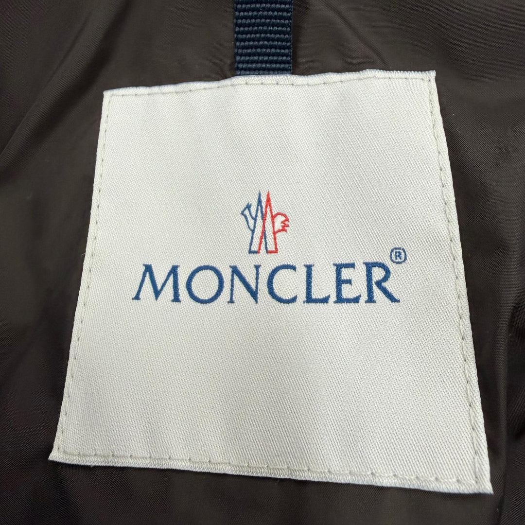 Great MONCLER Down jacket MEDOC Diamond Quilted Logo Zip Up Brown Nylon Women 2