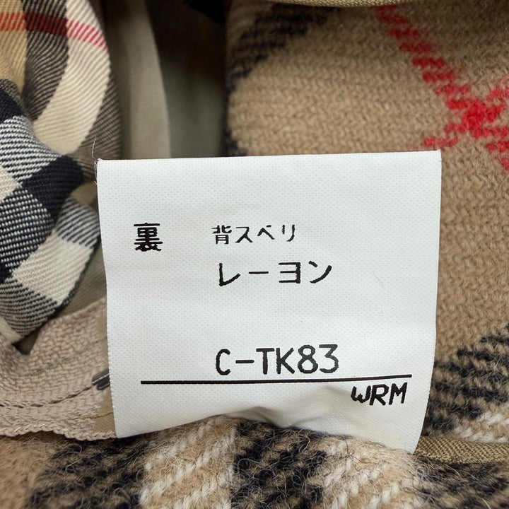 Excellent Burberrys coat Nova Check liner with belt khaki cotton Women