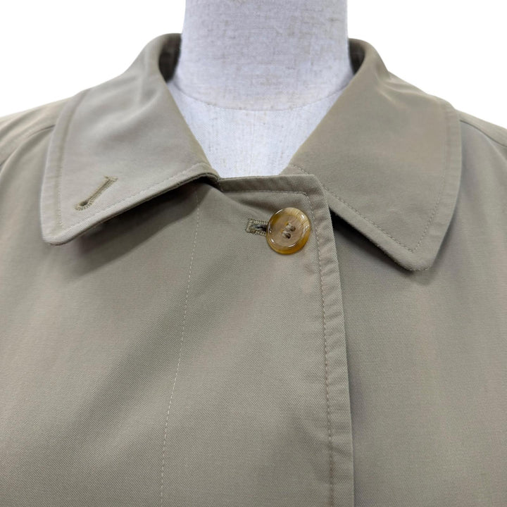 Excellent Burberrys coat Nova Check liner with belt khaki cotton Women