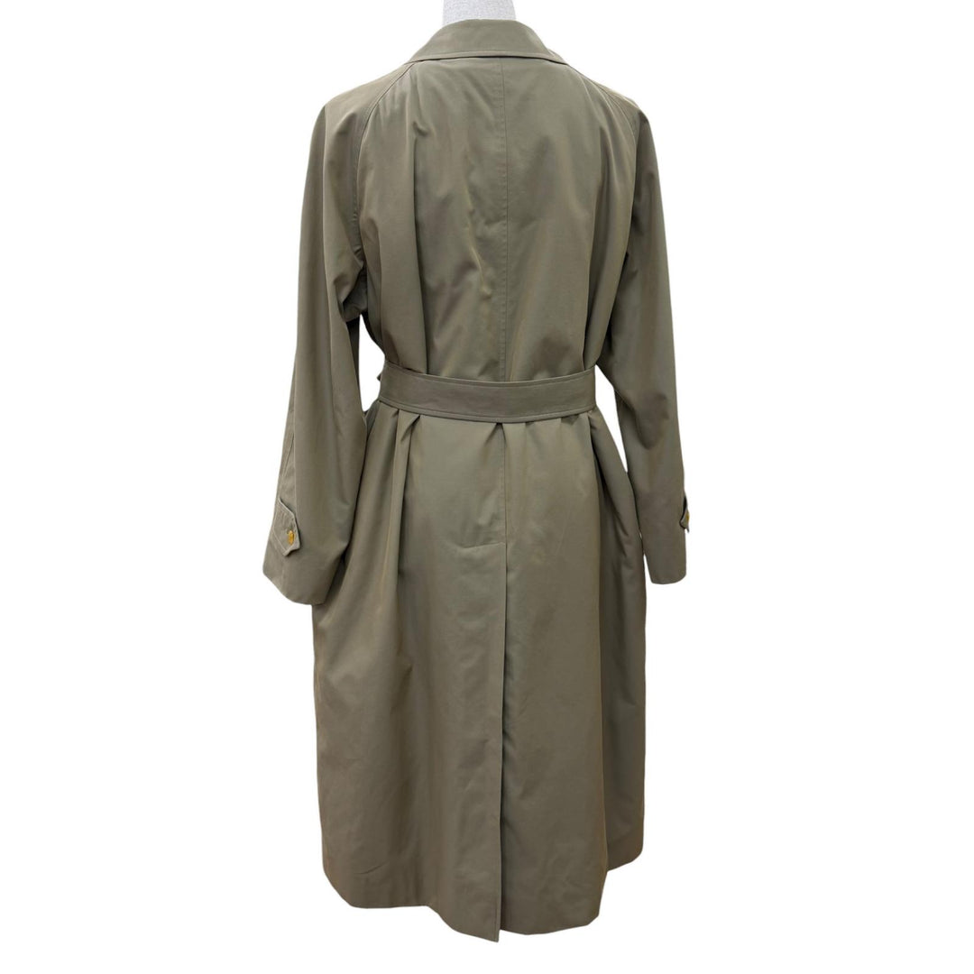 Excellent Burberrys coat Nova Check liner with belt khaki cotton Women