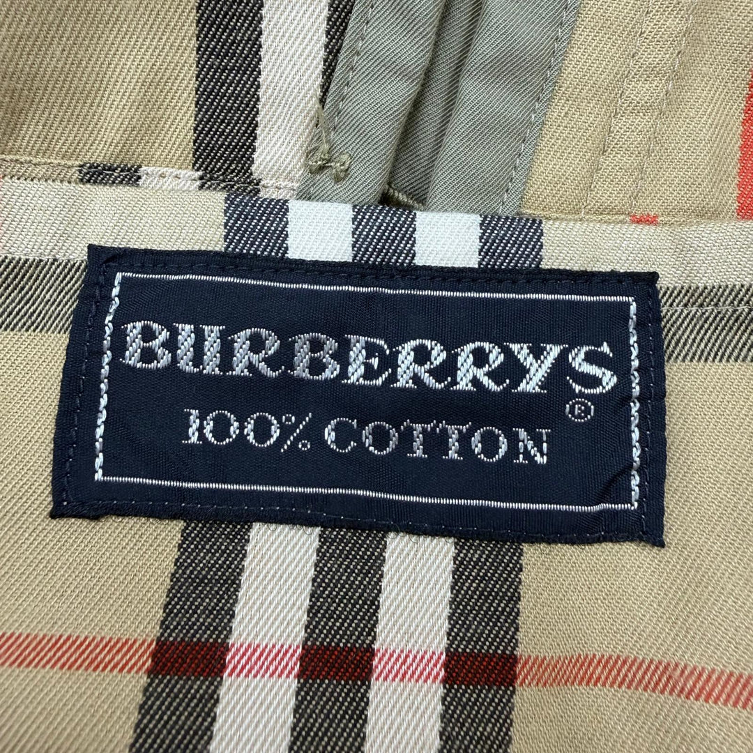 Excellent Burberrys coat Nova Check liner with belt khaki cotton Women