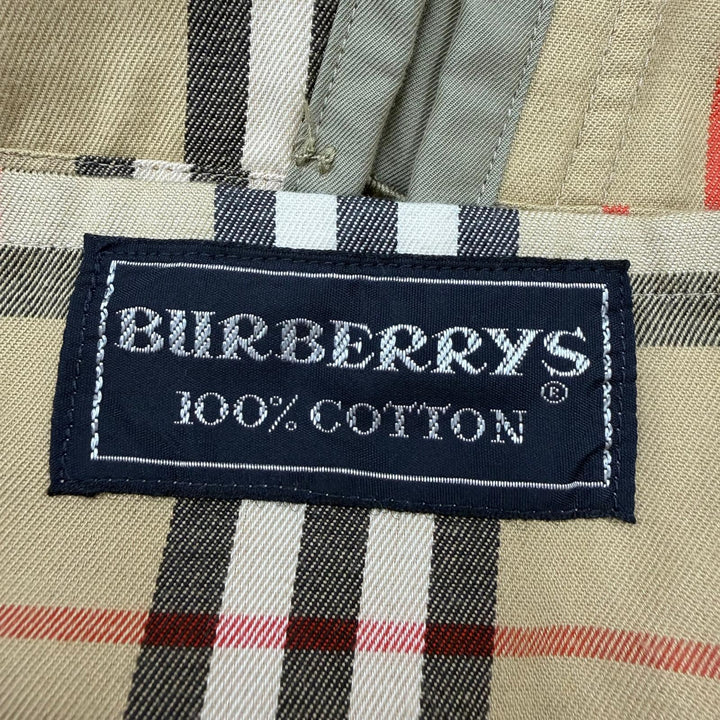 Excellent Burberrys coat Nova Check liner with belt khaki cotton Women