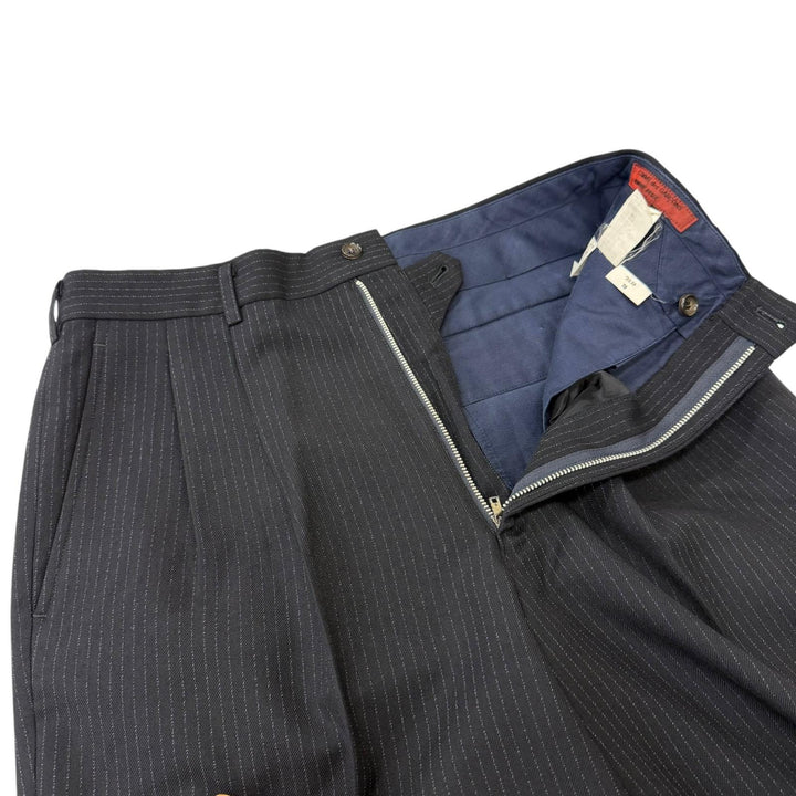 Excellent COMME des GARCONS HOMME DEUX suit 97s Archive Stripe Pattern