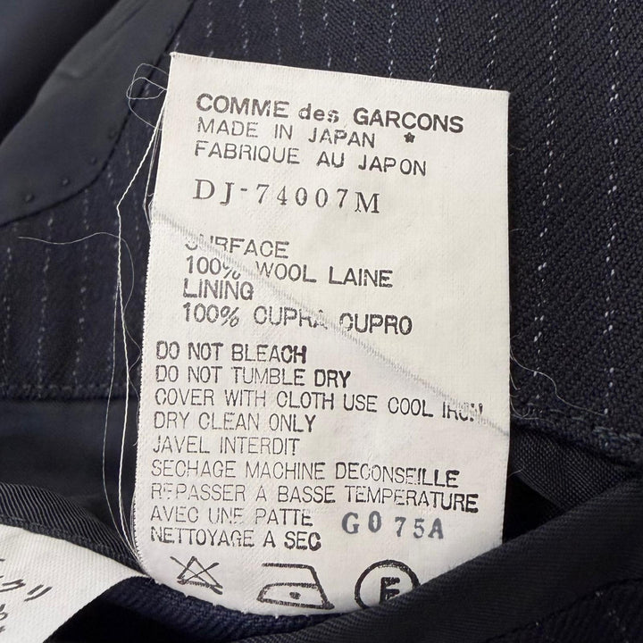 Excellent COMME des GARCONS HOMME DEUX suit 97s Archive Stripe Pattern