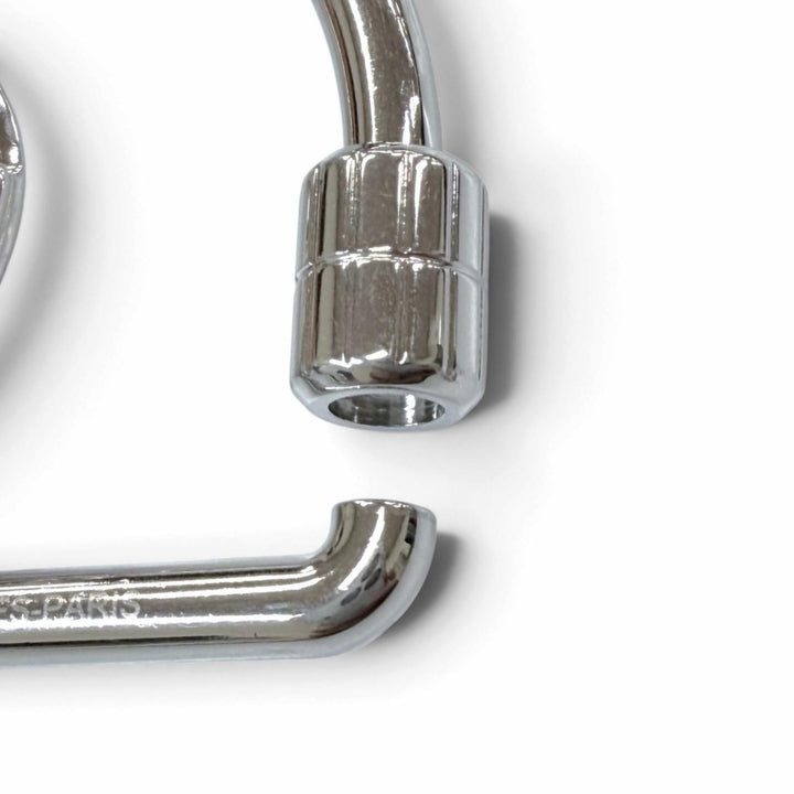 Great HERMES key ring Shuval Horse motif key ring Silver mens