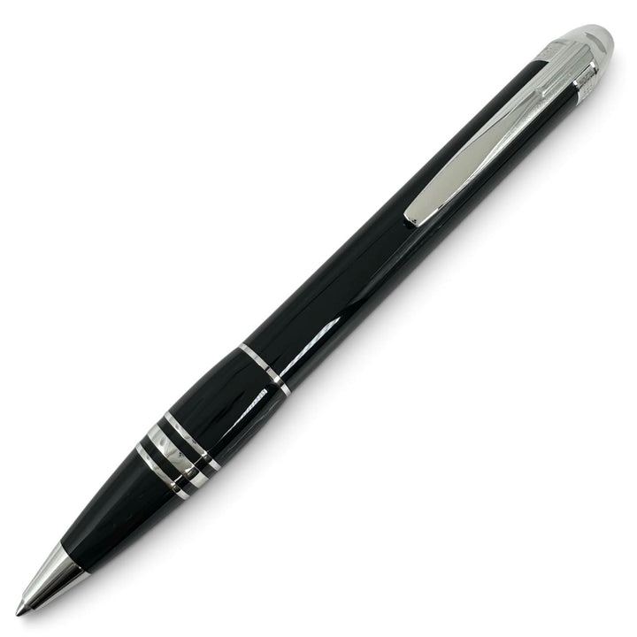 Excellent MONTBLANC Ballpoint pen Starwalker White Star Twist Type black mens