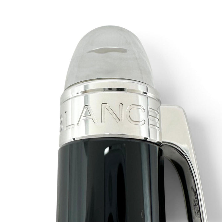 Excellent MONTBLANC Ballpoint pen Starwalker White Star Twist Type black mens