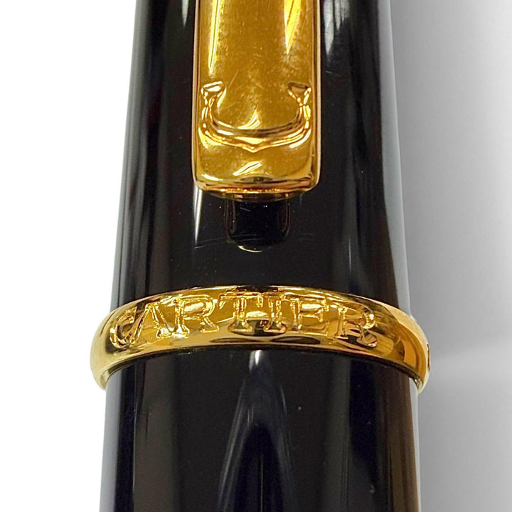 Excellent Cartier Ballpoint pen Diaboro de Cartier black Blue Gemstone mens