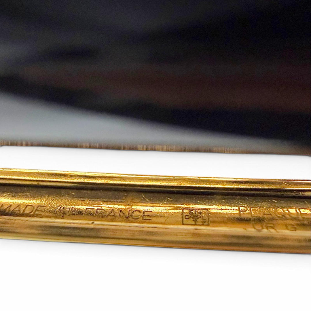 Excellent Cartier Ballpoint pen Diaboro de Cartier black Blue Gemstone mens