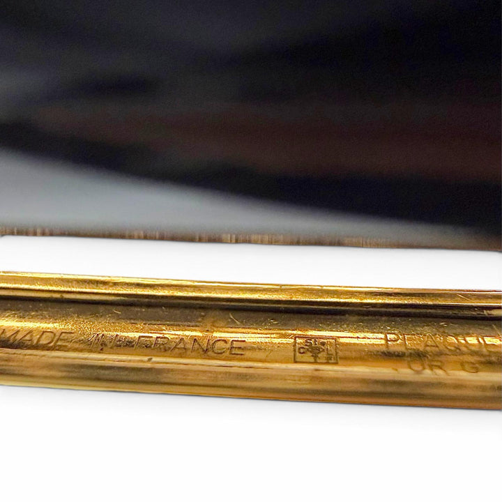Excellent Cartier Ballpoint pen Diaboro de Cartier black Blue Gemstone mens
