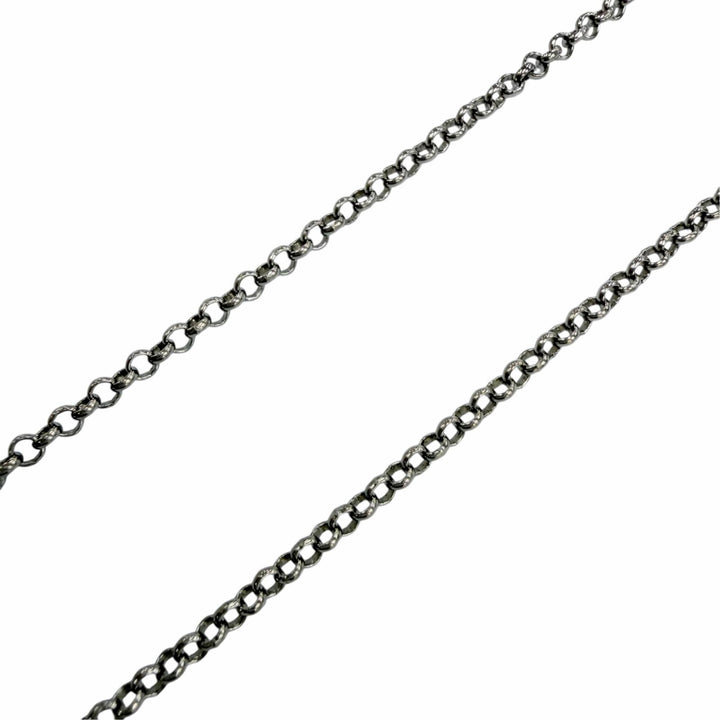 Great GUCCI Necklace Interlocking G Arabesque Accessories Silver AG925 455535
