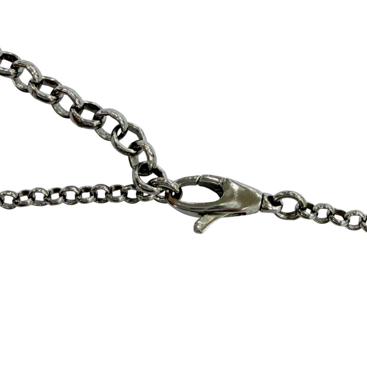 Great GUCCI Necklace Interlocking G Arabesque Accessories Silver AG925 455535