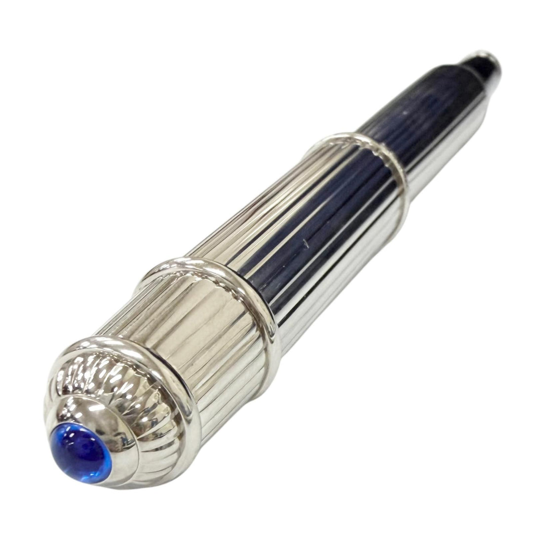 Excellent Cartier fountain pen Diaboro de Cartier Dual-use Silver 18K mens