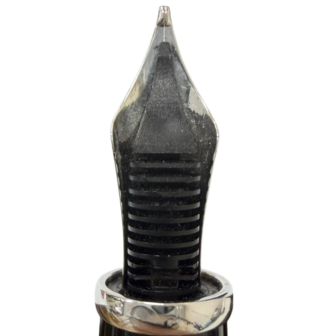 Excellent Cartier fountain pen Diaboro de Cartier Dual-use Silver 18K mens