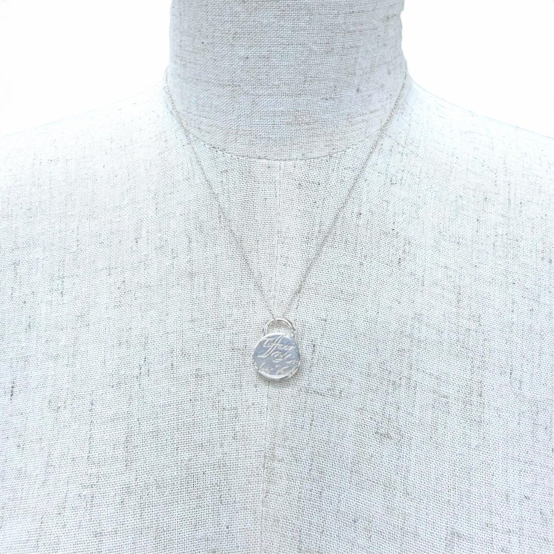 Great TIFFANY&Co. Necklace Notes Necklace Accessories Silver 925 Women