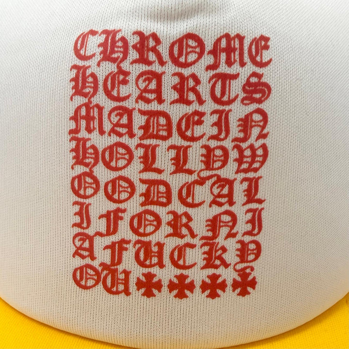 Great CHROME HEARTS cap Tracker Vertical logo cross ball button