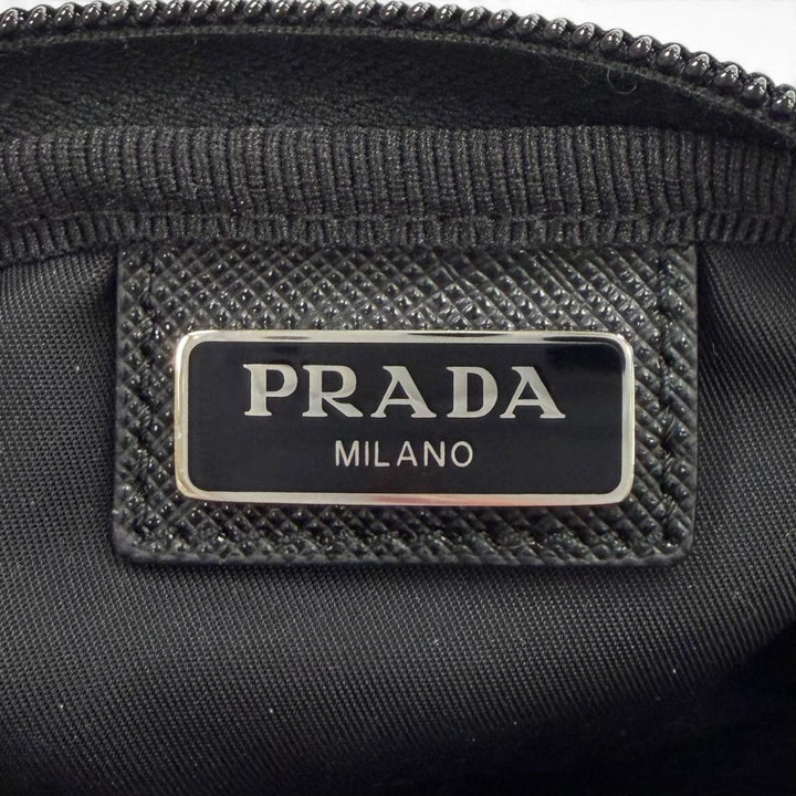 Excellent PRADA Pouch Micro Re-Nylon Pouch black Recycled nylon Women 1ND339
