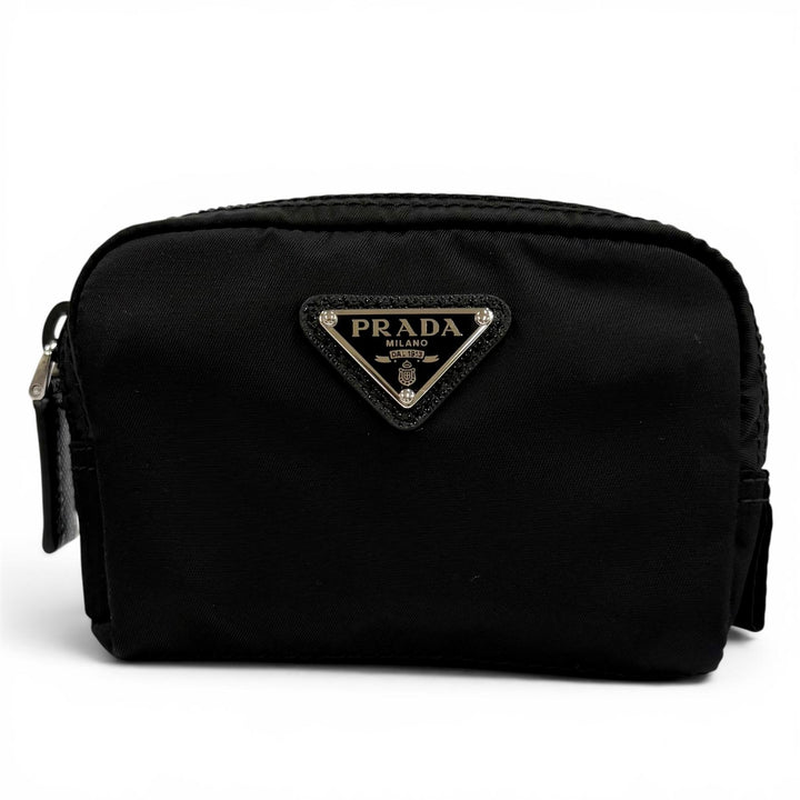 Excellent PRADA Pouch Micro Re-Nylon Pouch black Recycled nylon Women 1ND339
