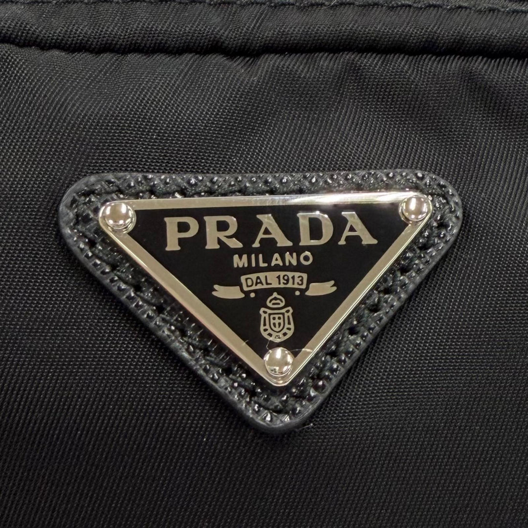 Excellent PRADA Pouch Micro Re-Nylon Pouch black Recycled nylon Women 1ND339