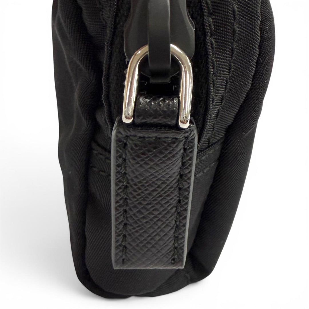 Excellent PRADA Pouch Micro Re-Nylon Pouch black Recycled nylon Women 1ND339