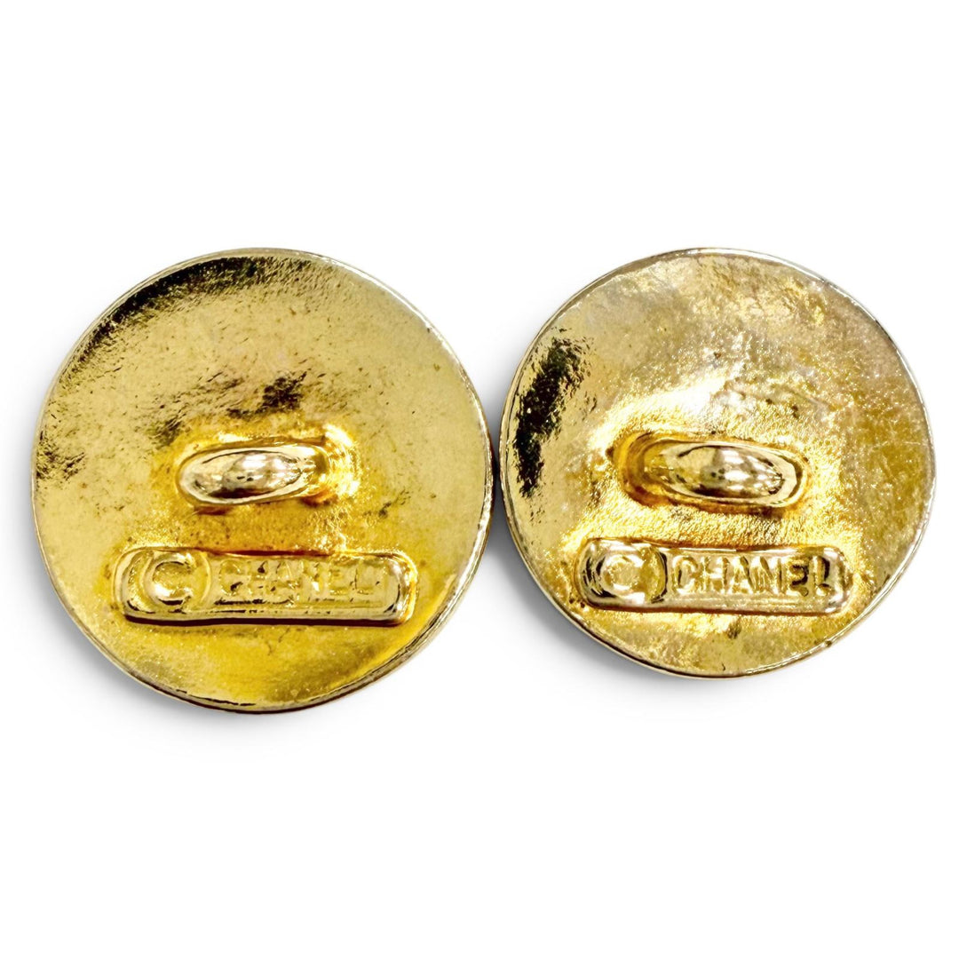 Great CHANEL button COCO Mark Set of 6 (3 large, 3 small) gold Women