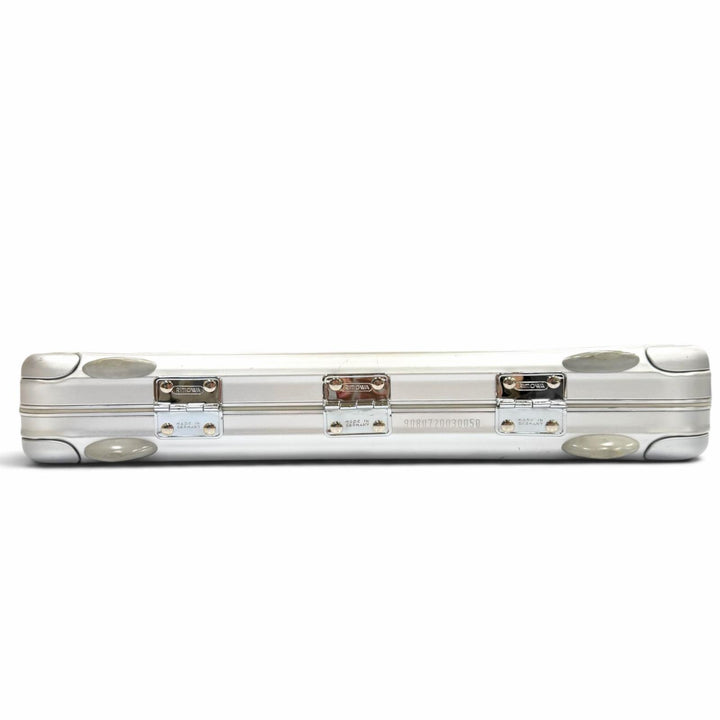 Great RIMOWA Business bag Attache case briefcase Silver aluminum mens