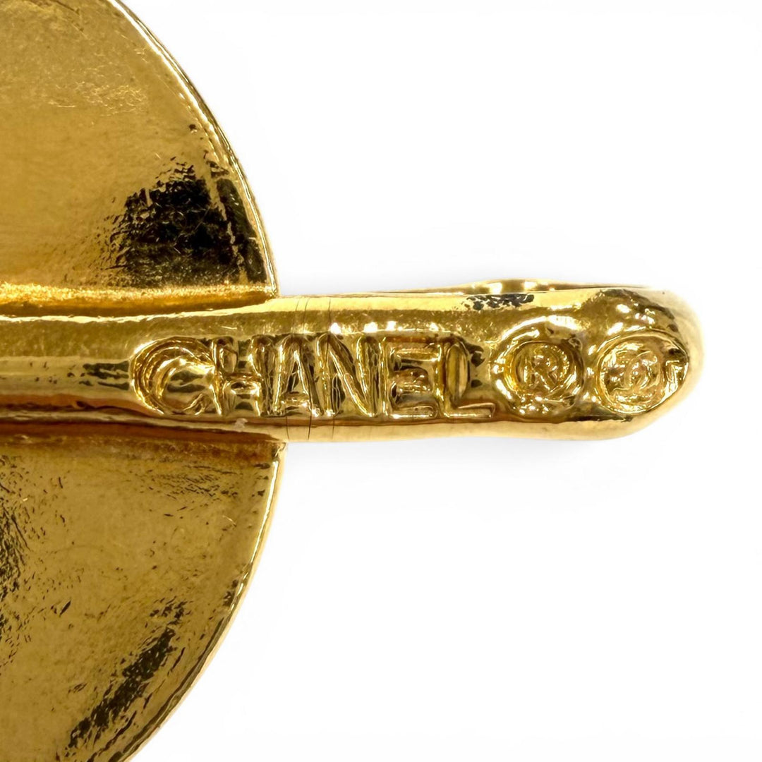 Great CHANEL belt COCO Mark Chain gold Women