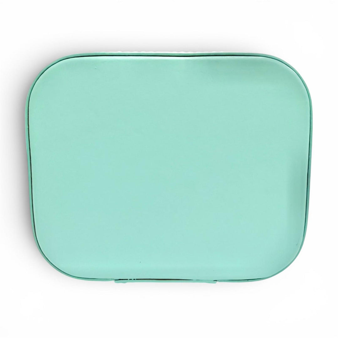 Excellent TIFFANY&Co. Rectangular Leather Jewelry Case TIFFANY & Co. Blue