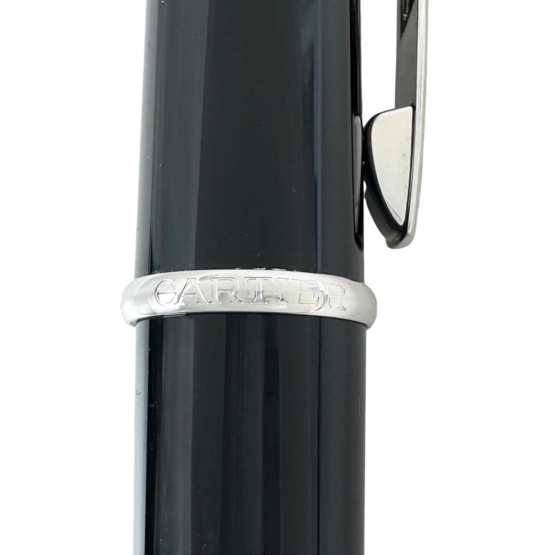 Great Cartier Ballpoint pen Diaboro de Cartier Twist type black ー mens
