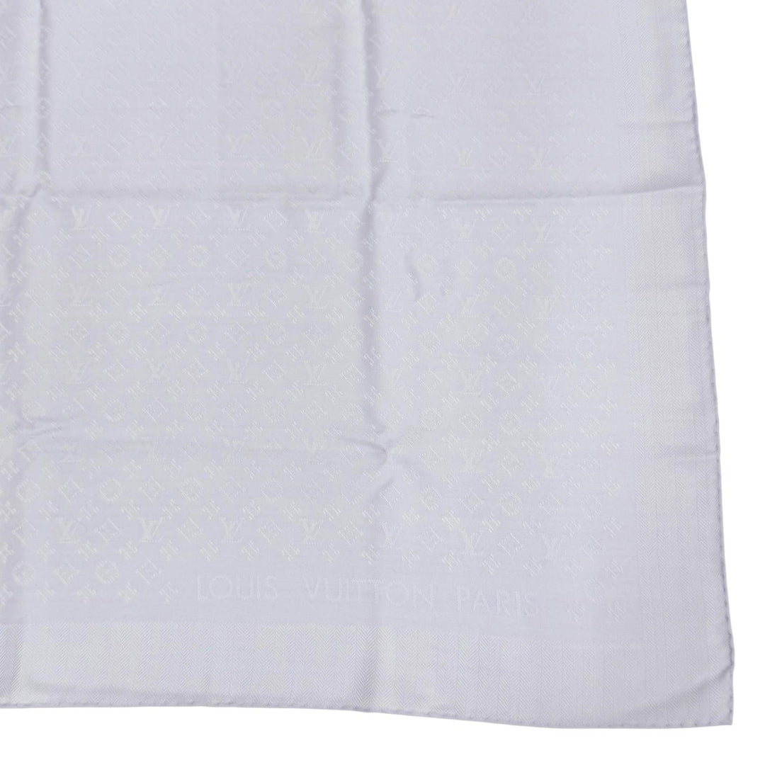Excellent LOUIS VUITTON Evermore Shawl Monogram stall Light purple silk M94934