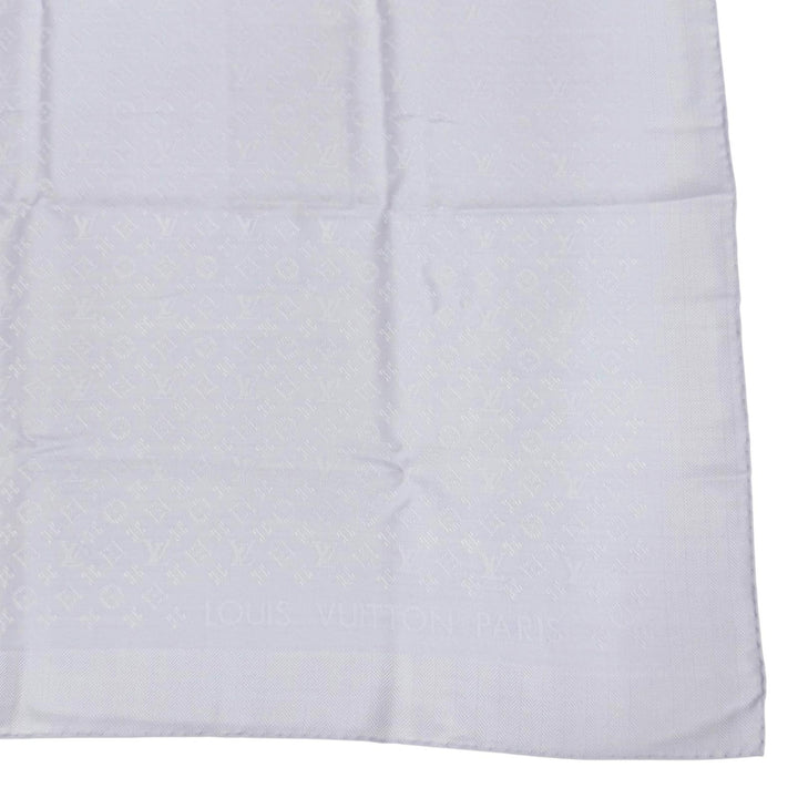 Excellent LOUIS VUITTON Evermore Shawl Monogram stall Light purple silk M94934