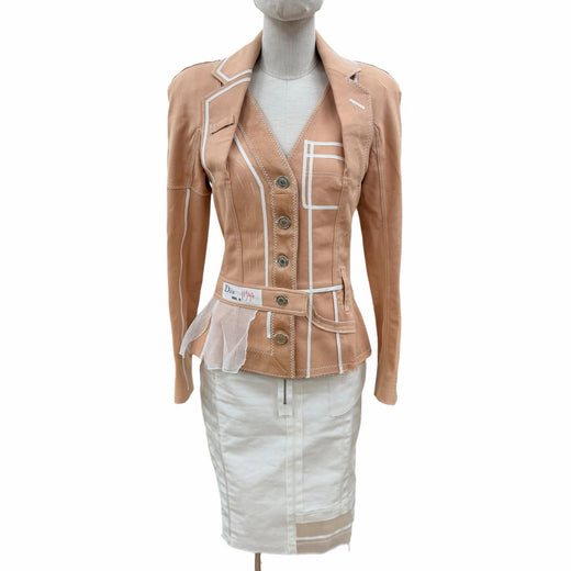 Great Christian Dior two-piece set pink cotton Women 6E12022280 6E12033040