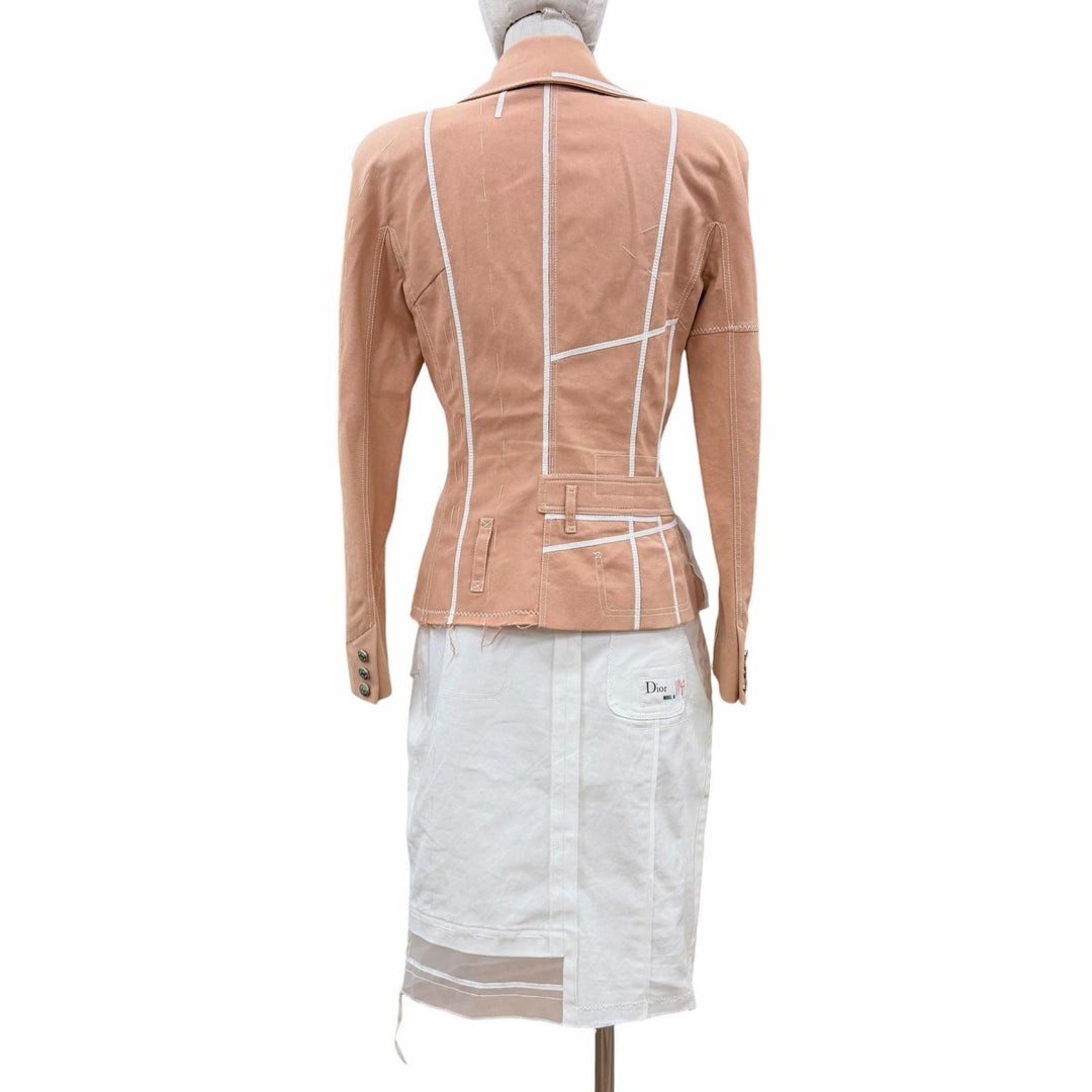 Great Christian Dior two-piece set pink cotton Women 6E12022280 6E12033040