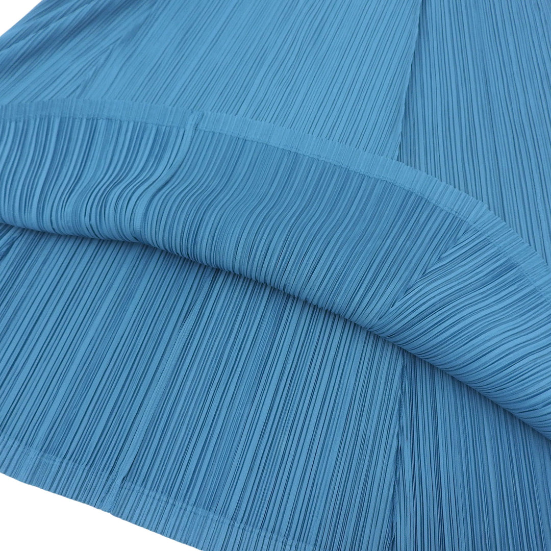 Excellent PLEATS PLEASE one piece Long length blue polyester Women 2 PP21-JH484
