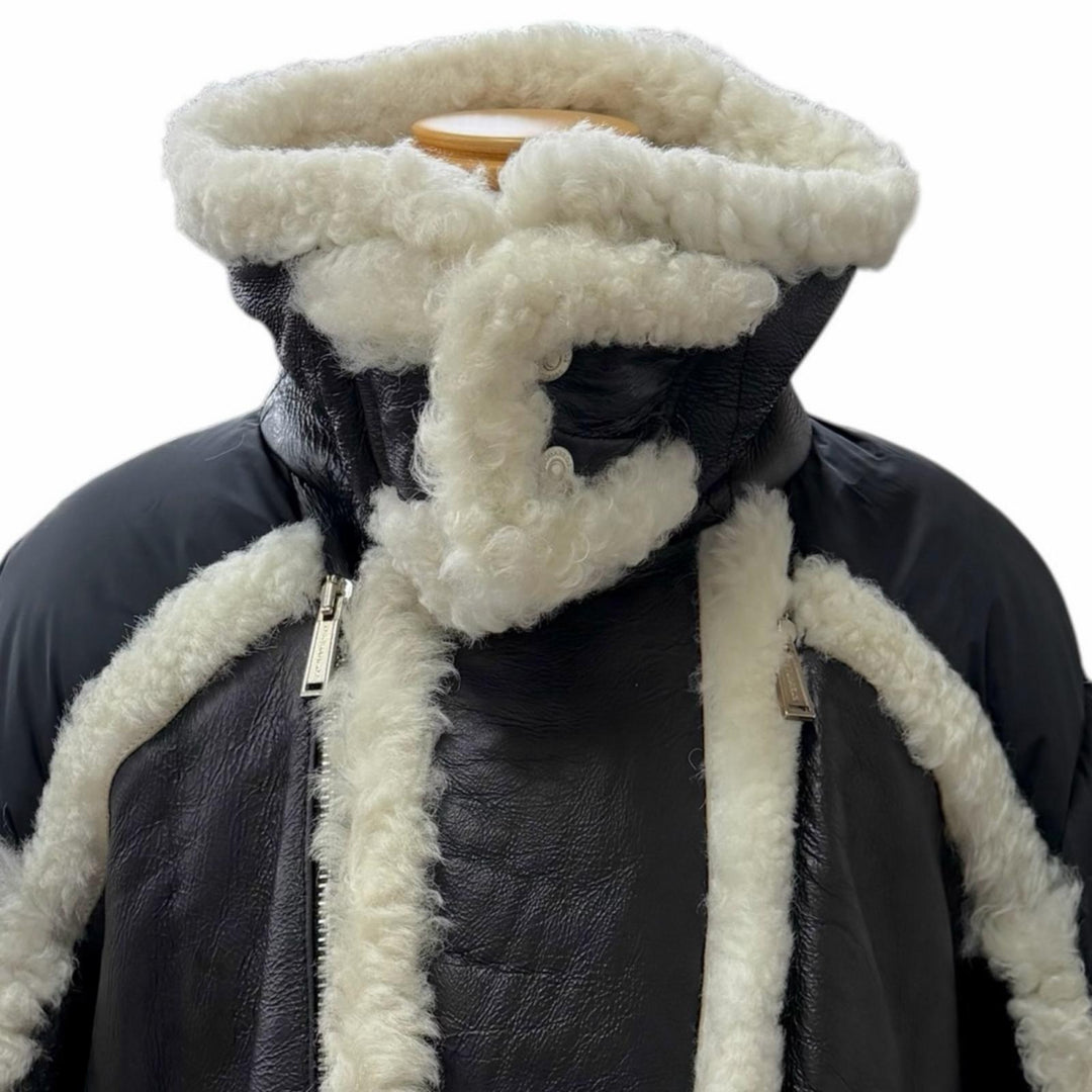 Excellent DSQUARED2 Down jacket Sheepskin-trimmed down jacket 52 S71AM0836
